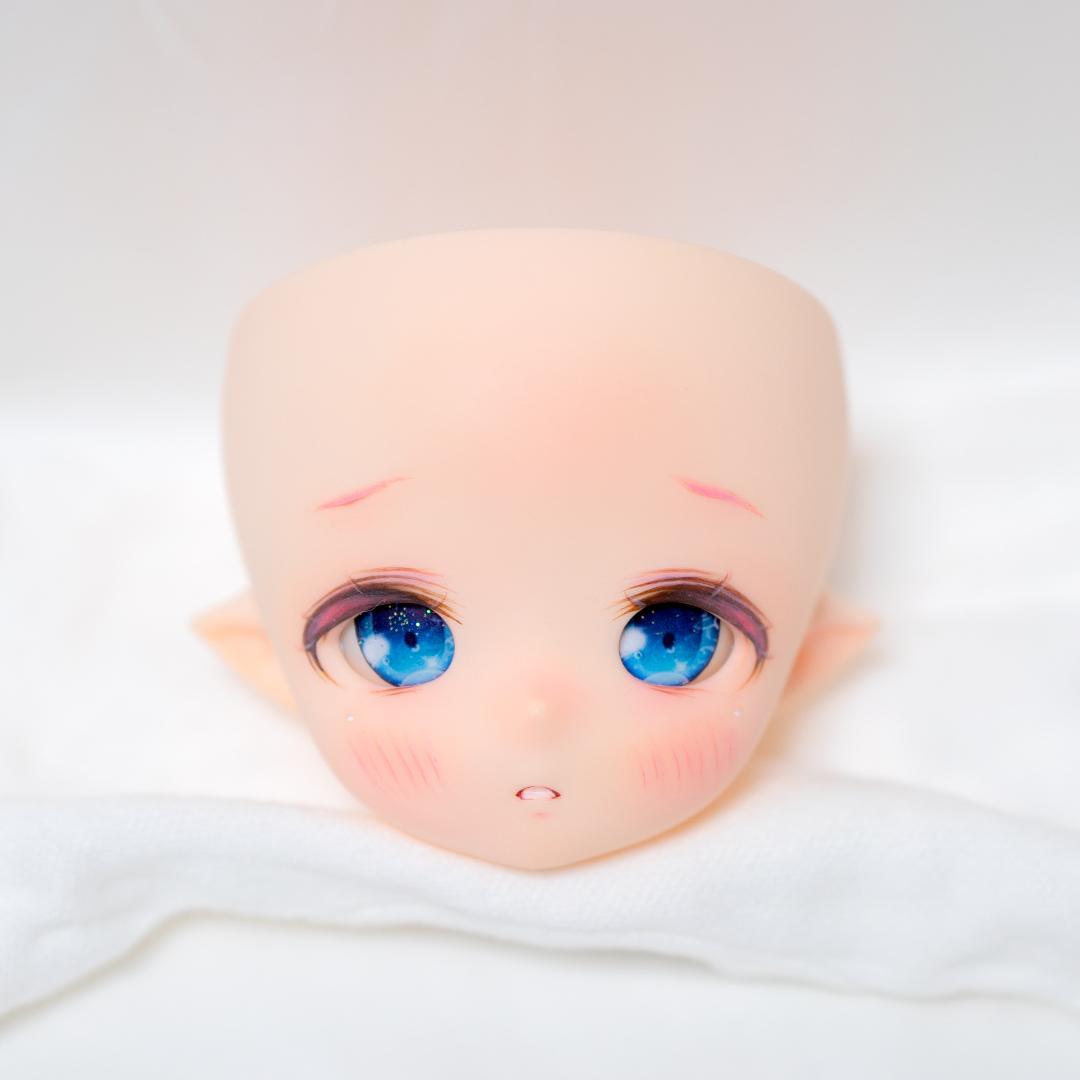 imomodoll Hack A(半白肌)カスタムヘッド セミホワイト＊014 1/4ドールヘッド imomodoll MIKO カスタムヘッド セミホワイト肌＋