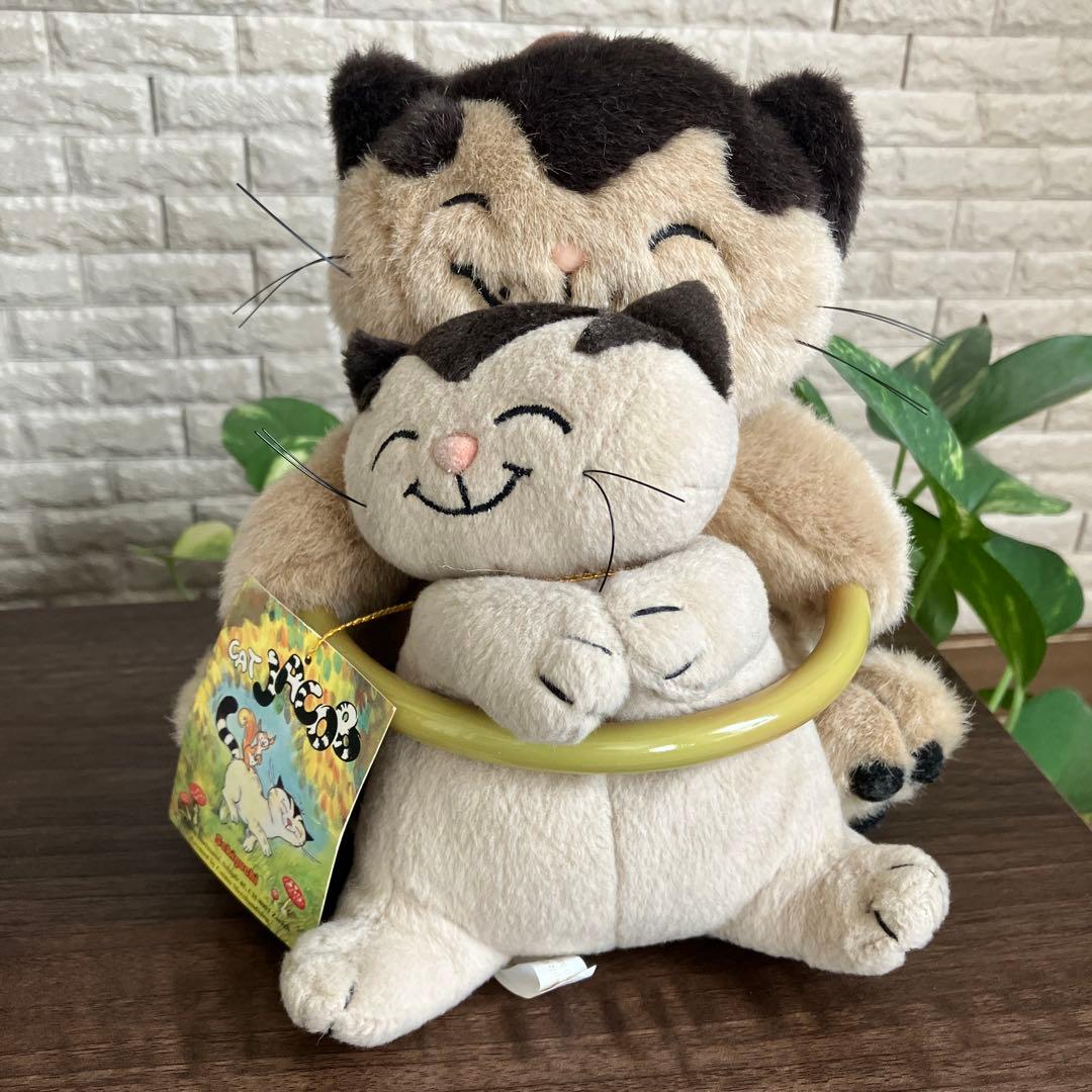希少】 猫のヤーコプ ぬいぐるみ セキグチ 中小2個セット CAT JACOB