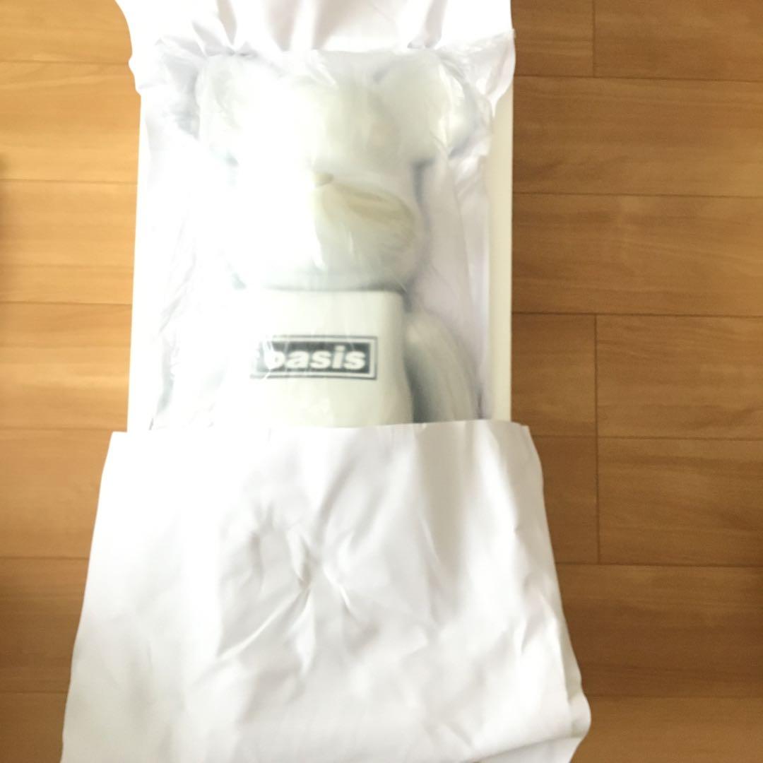 ベアブリック 1000% oasis ホワイトバージョン 美品 - メルカリ
