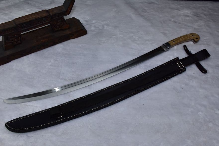 カチャカ 刀 鋼の刃 木製ハンドル 古兵器 武具 刀装具 鍛造打 鋼刀 冷兵器 kss-p5.jpg
