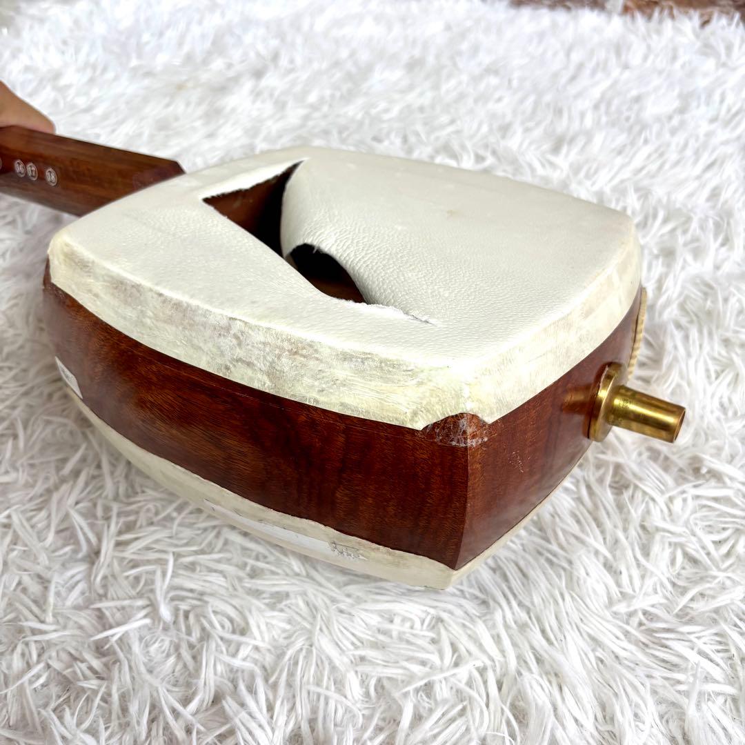 ✨美品✨津軽三味線 太棹 花梨 丸打ち胴 一本ホゾ 和楽器 ハードケース