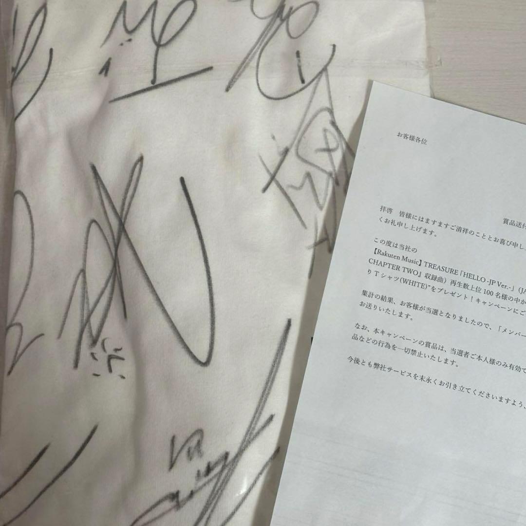 treasure サイン　Tシャツ 2025 TREASURE FAN CONCERT [SPECIAL MOMENT] IN JAPAN – YGEX