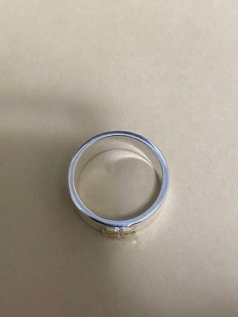 ローズ平打ち・リング 21号・9.36g