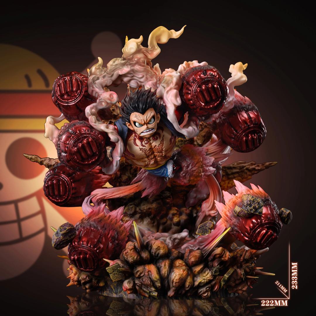 ワンピース モンキー ルフィ ギア4 猿王群鴉砲 フィギュア ガレージ