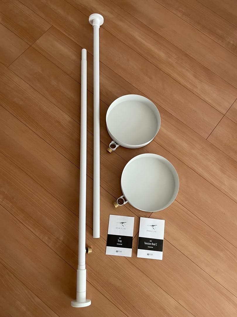 本日限定価格！　ドローアライン　ロッド&トレイ2個セット　ホワイト 楽天市場】【公式】DRAW A LINE ドローアライン Move SET Hook A+Tray