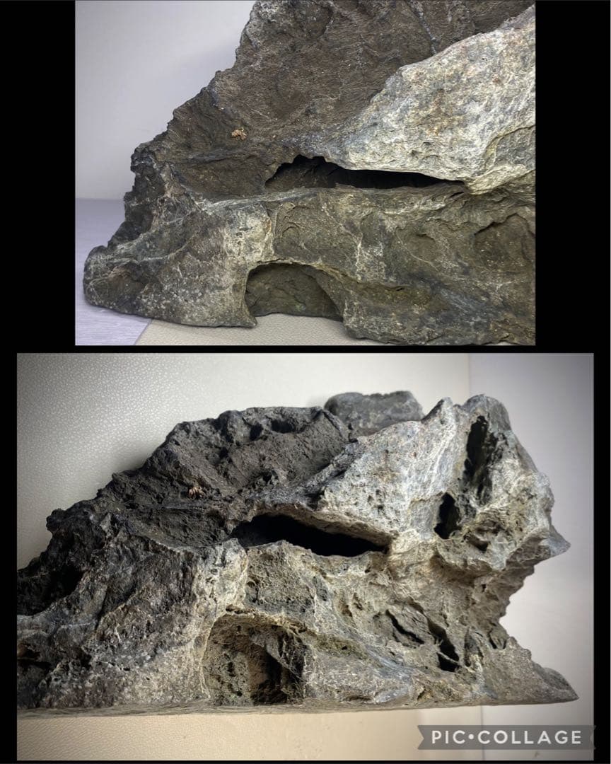 6231 大型 員弁川石 横43.2(cm) 20.55kg 水石 盆栽骨董
