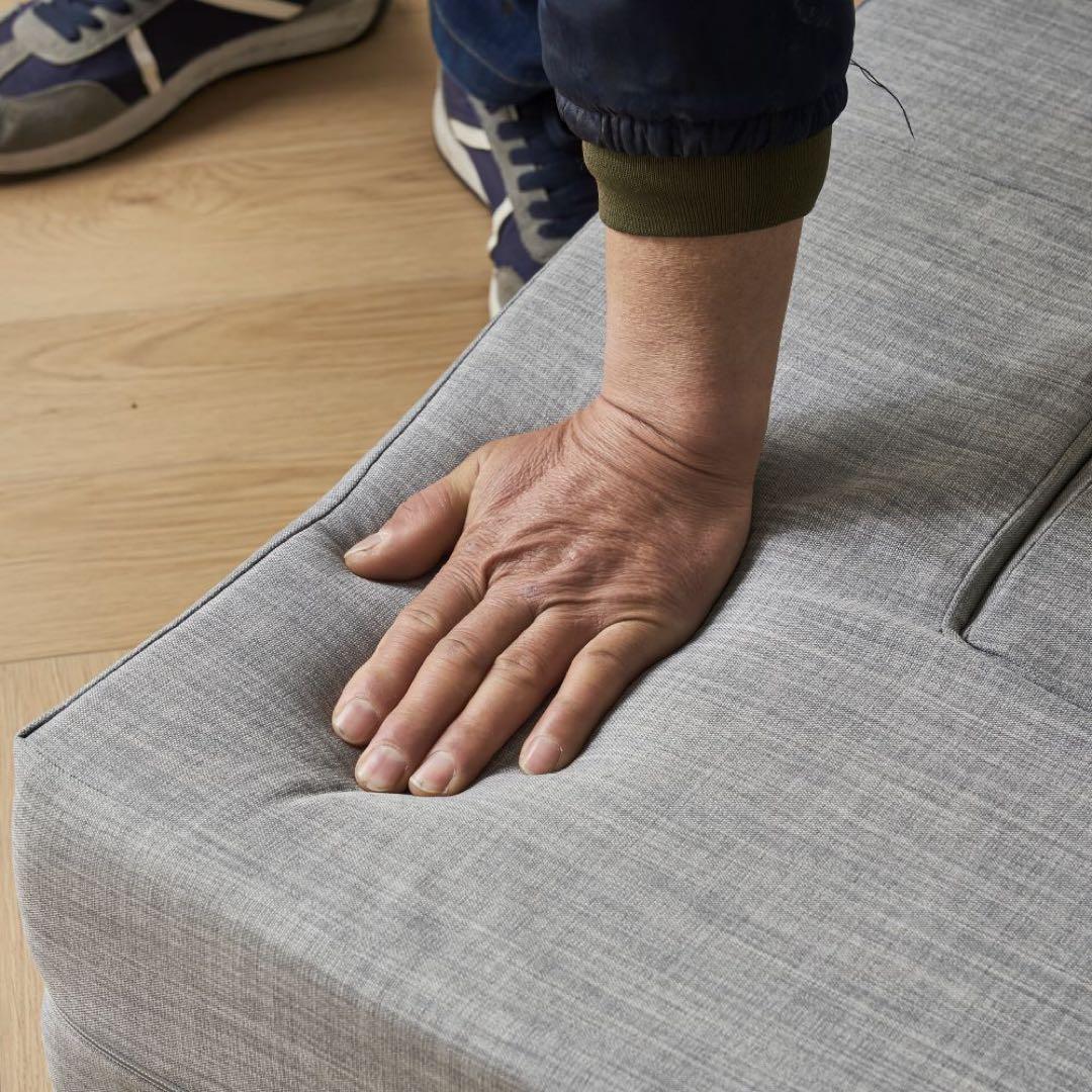 新品】組立不要 ローソファベッド 軽量 こたつ用 高反発