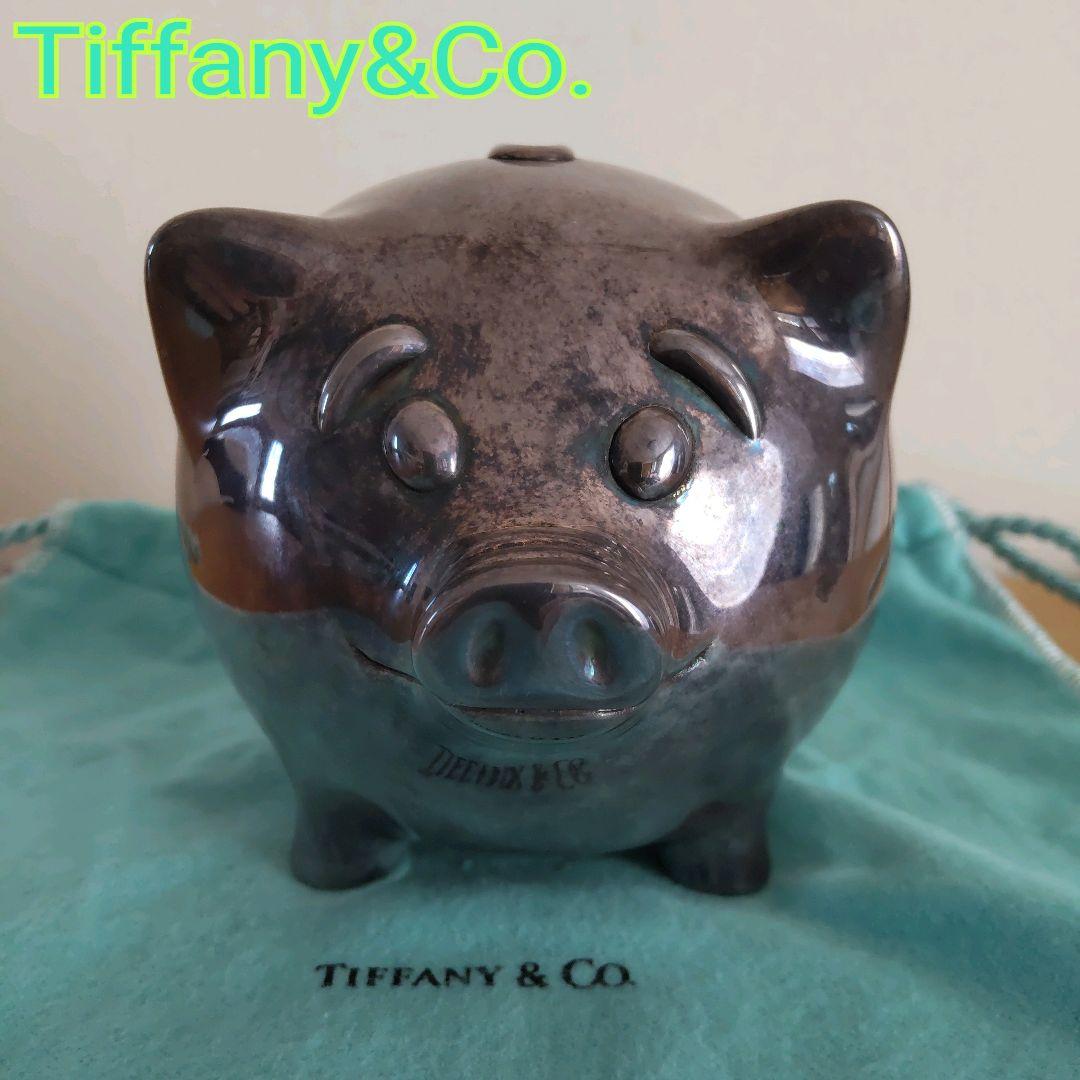激レア！ Tiffany ティファニー ブタの貯金箱 シルバー925 - メルカリ
