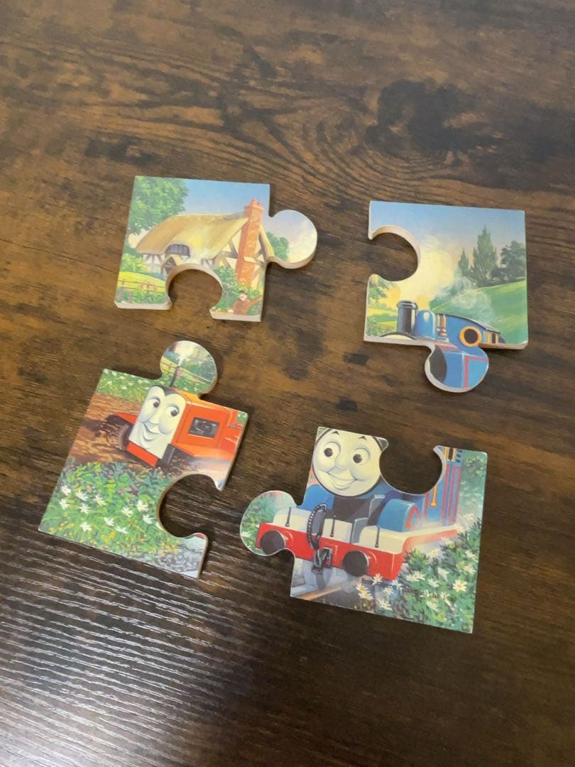 希少品 機関車トーマス ビンテージ ジグソーパズル シール3枚 海外版