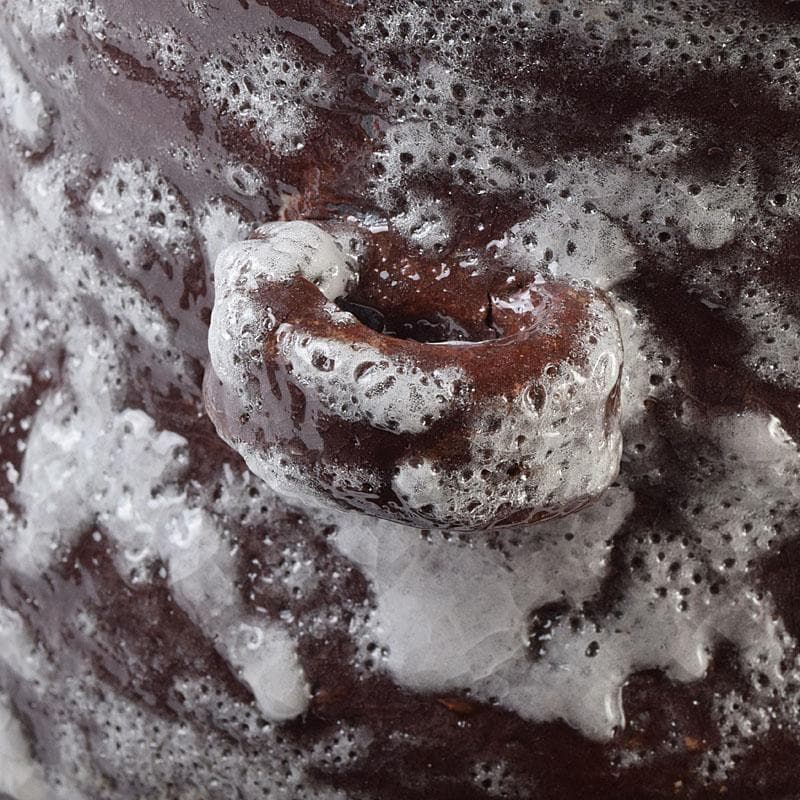 北大路魯山人作 鼠志野 花文 水指 銘寶舟 共布 清水公照極め箱 MR9510H