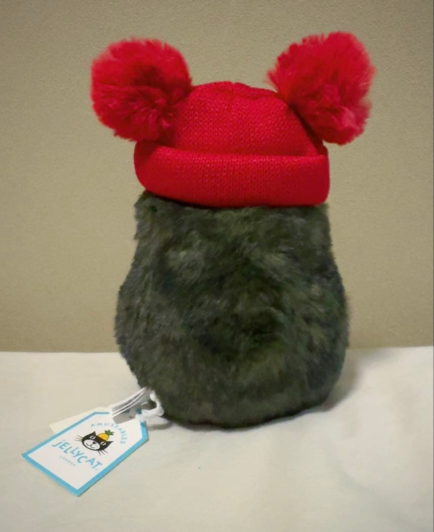 《廃盤品》ジェリーキャット 冬季限定 ニット帽 アボカド ぬいぐるみ