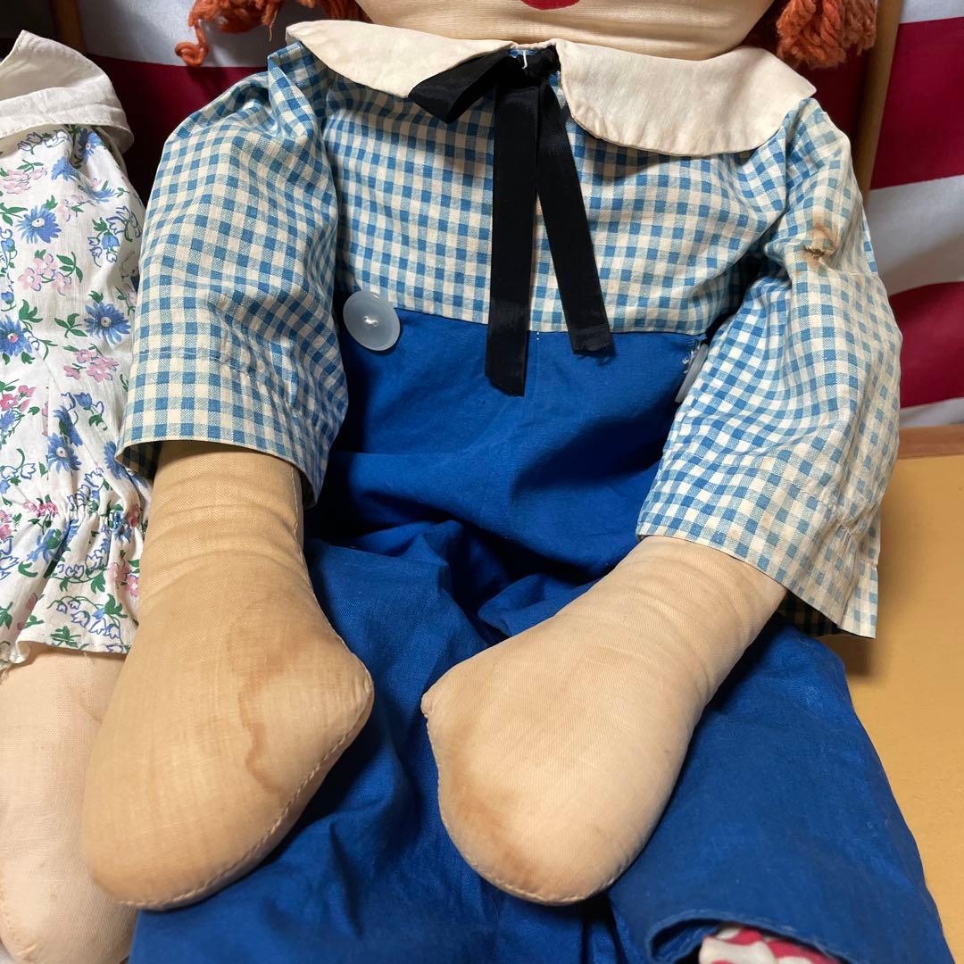 304♡ラガディ・アン＆アンディ ジョジーン社 アンティークドール 激