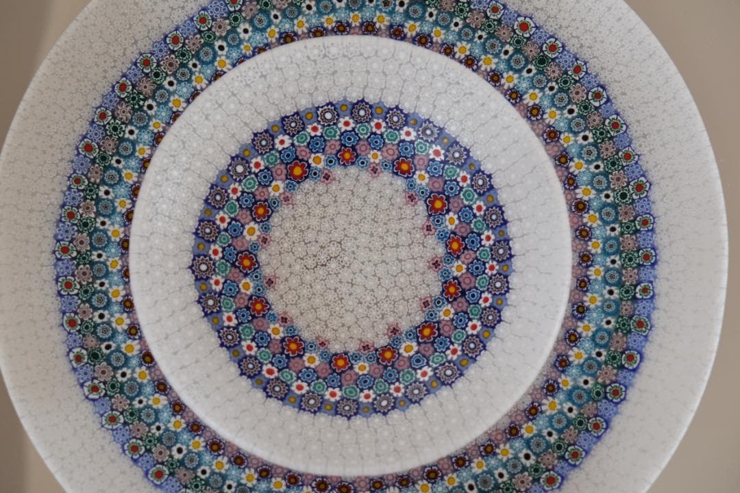 ベネチアンガラス ミルフィオリ 江波冨士子 茶碗 舩木倭帆/黒木国昭/藤田喬平