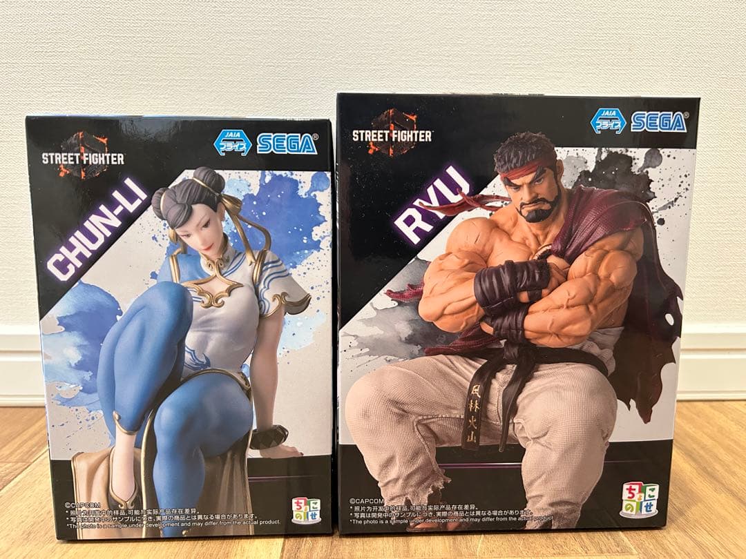 ストリートファイター6 リュウ＆春麗 ちょこのせプレミアムフィギュア2