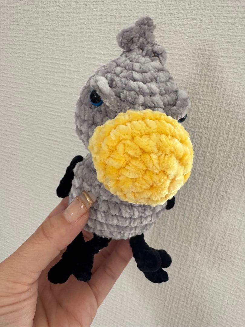 ハシビロコウ 編みぐるみ - メルカリ