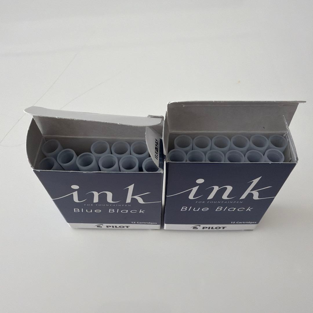 PILOT 万年筆 キャップレス（クロマット）EF カートリッジインキ