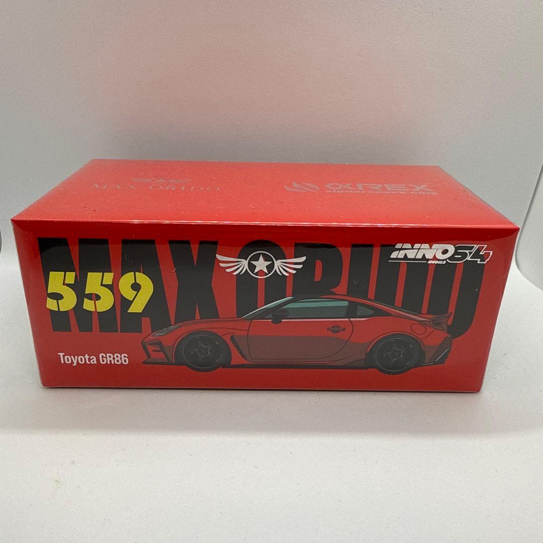 inno64 1/64トヨタ GR86 MAX ORIDO red 織戸学 - メルカリ