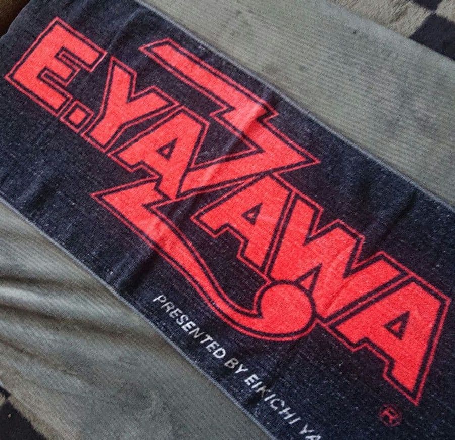 矢沢永吉 36～37年前のロゴ 昔の企画サイズ デカ文字 超希少フェイス