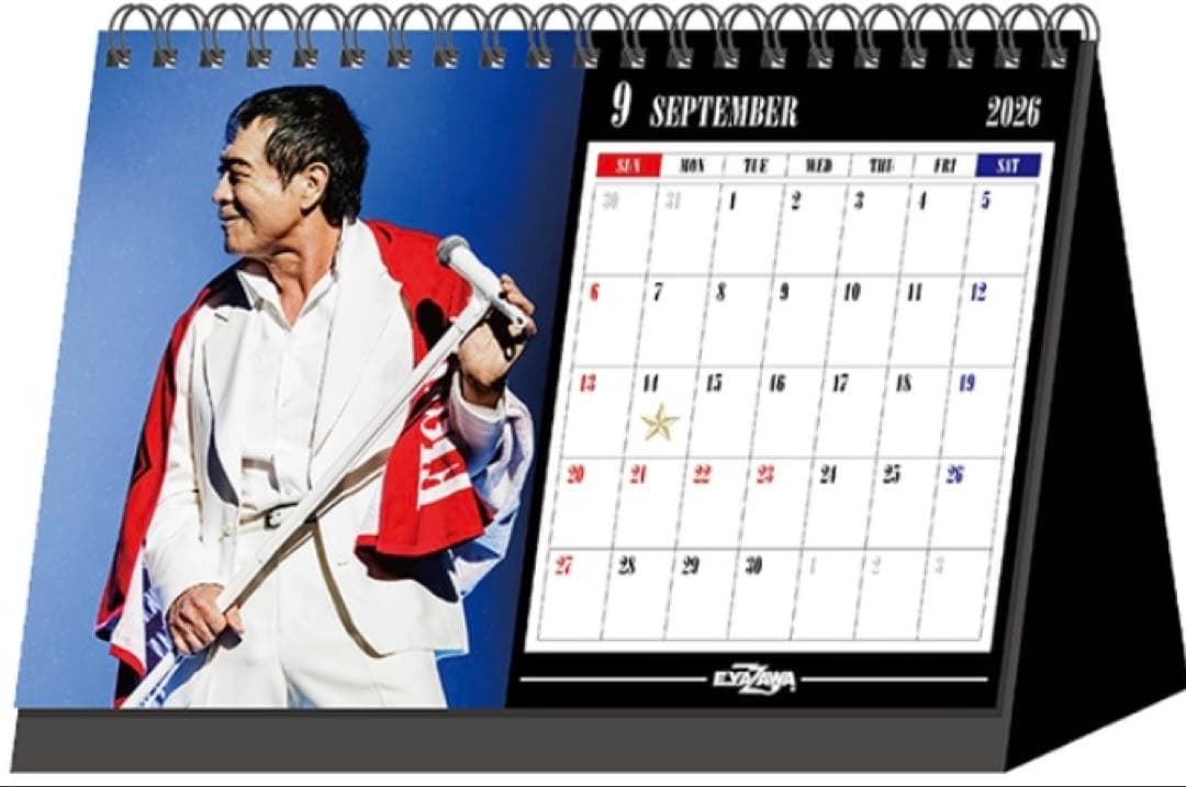 矢沢永吉 E.YAZAWA 卓上カレンダー2026Do It！YAZAWA'25 - メルカリ