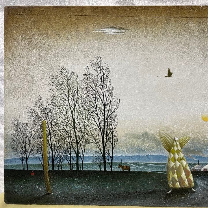 林 正己『夕べ』油彩 F6 原画 真作保証 1点もの - メルカリ