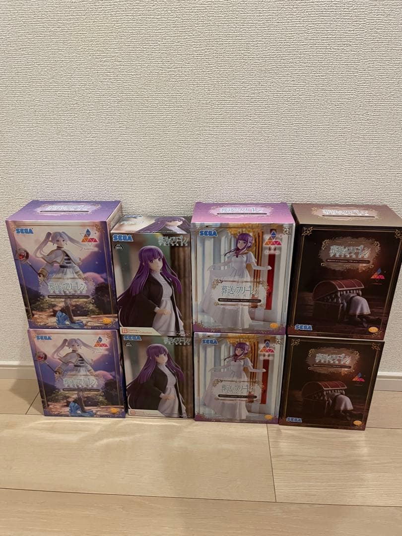 【新品未開封】葬送のフリーレン フィギュア 4種8点 まとめ売り 未開封】葬送のフリーレン プライズフィギュア まとめ売り 4点セット