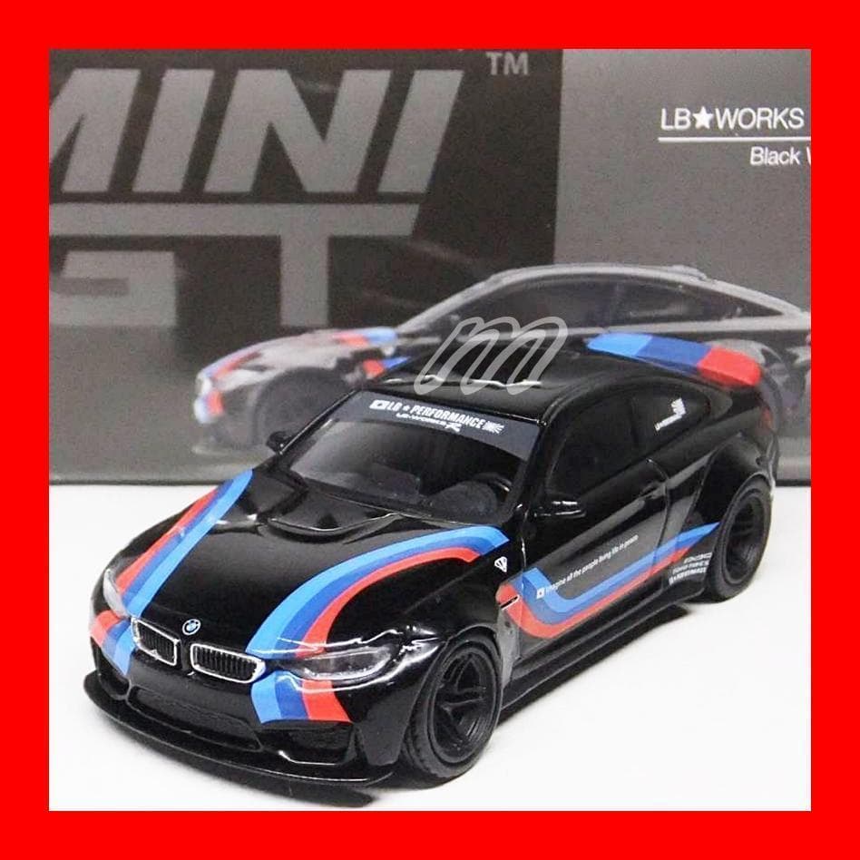MINI GT LB☆WORKS BMW M4 ブラック/Mストライプ 北米限定 - メルカリ