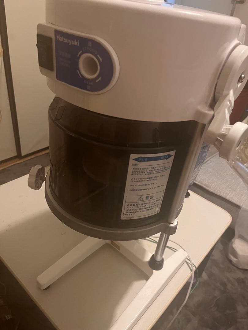 Hatsuyuki 電動かき氷機 ブロックアイススライサー|Hatsuyuki初雪氷削機|(株)中部