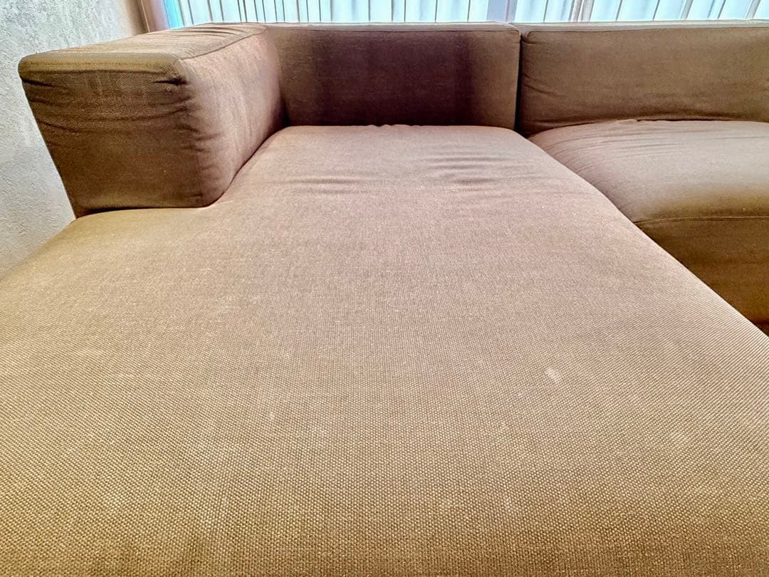 右】eilersen(アイラーセン)コーナーソファ 3分割発送(バラ売り不可