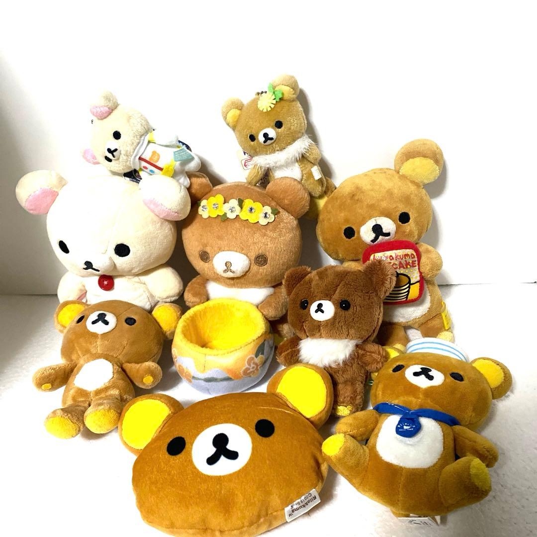 リラックマ　サンエックス　ぬいぐるみ　まとめセット San-X（サンエックス） リラックマ ぬいぐるみ Goyururi Everyday