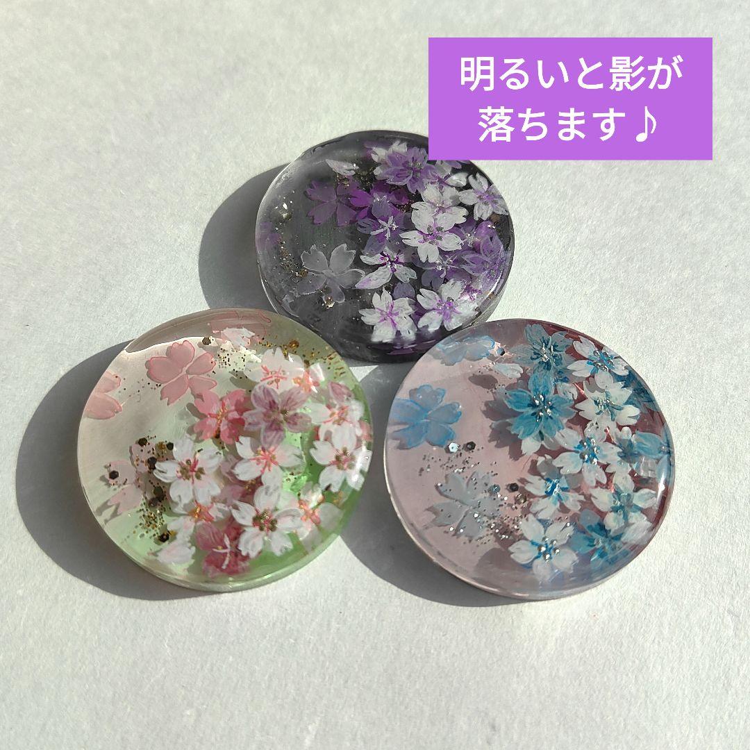 1000】ハンドメイド レジン ヘアゴム ポニーフック 手描き - メルカリ
