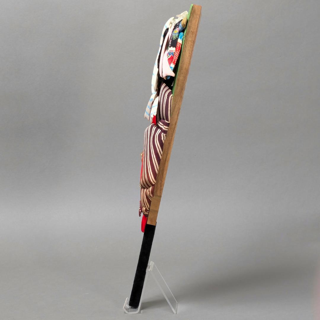 押絵羽子板 琴山？ 当時物 アンティーク 昭和レトロ 日本人形 正月飾り