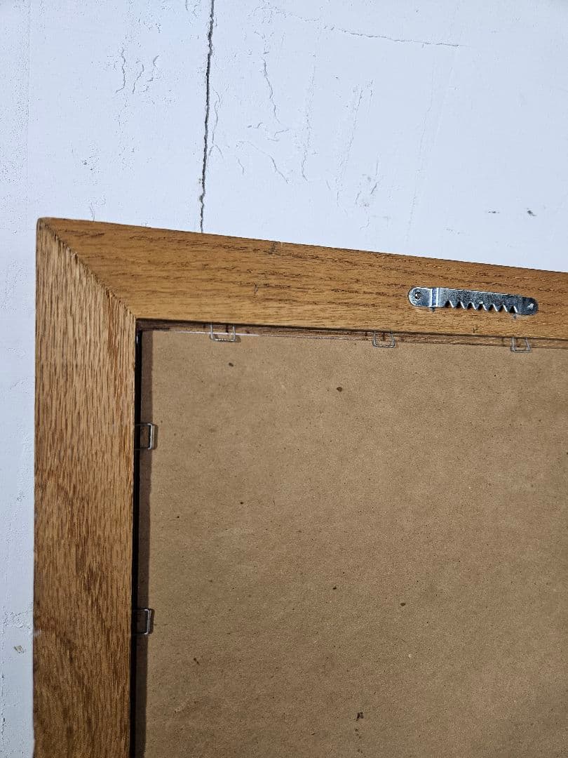 Vtg R Hendrickson 裸婦 ヌード プリント 木製額装 アート