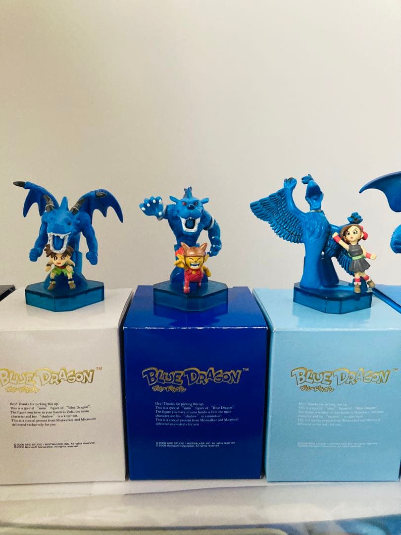 xbox360 鳥山明 ブルードラゴン フィギュア 美品 セット コンプリート