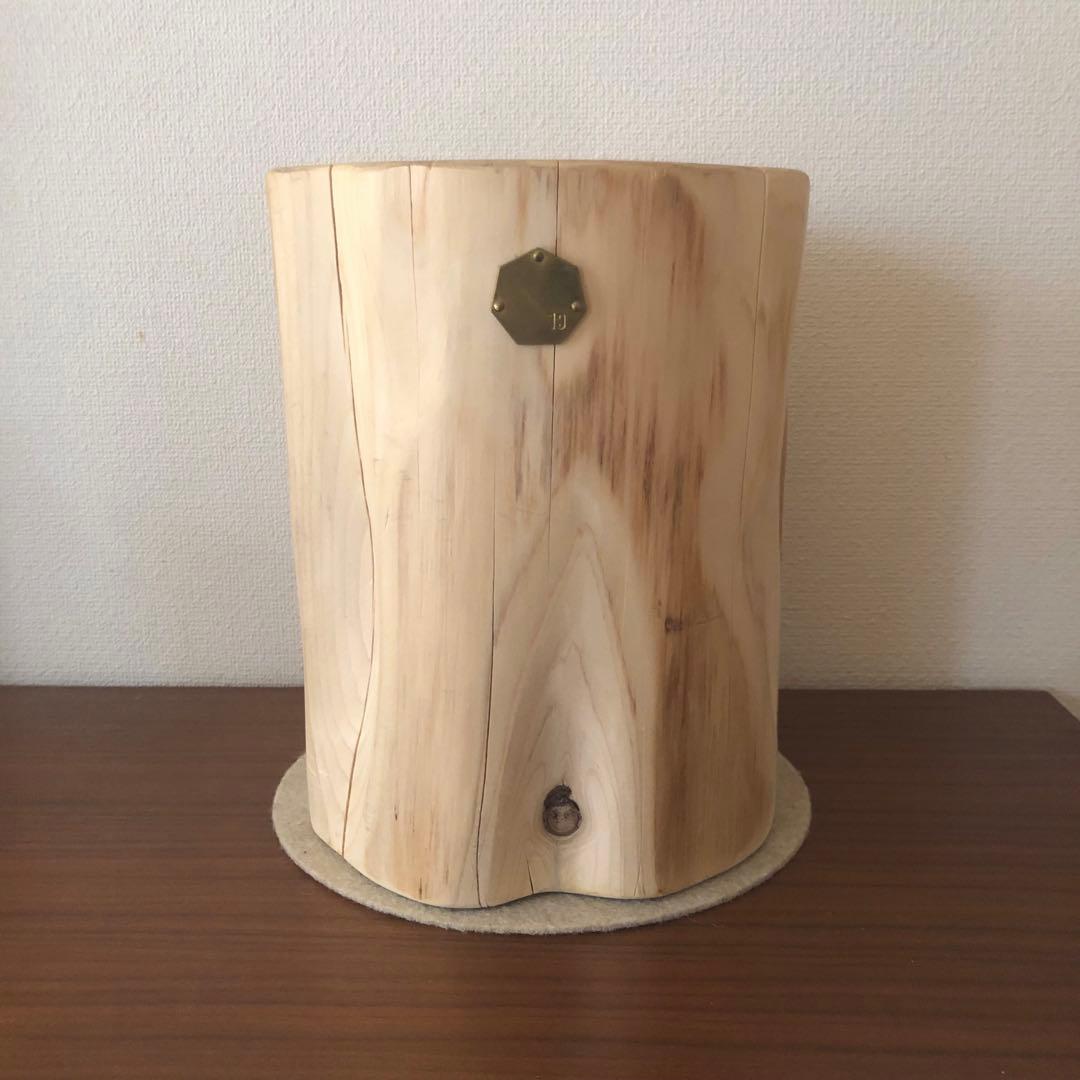 ☆カルデサック☆スツールマット 青森ヒバ 丸太 フェルト - メルカリ