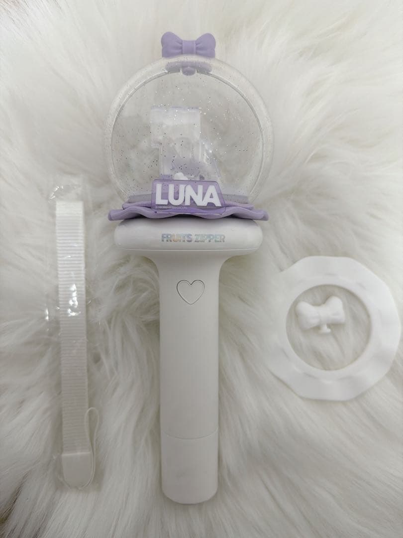 仲川瑠夏 カスタムパーツ付き ペンライト FRUITSZIPPER FRUITS ZIPPER FAN LIGHT CUSTOM CHARM ペンライト カスタム 仲川瑠夏