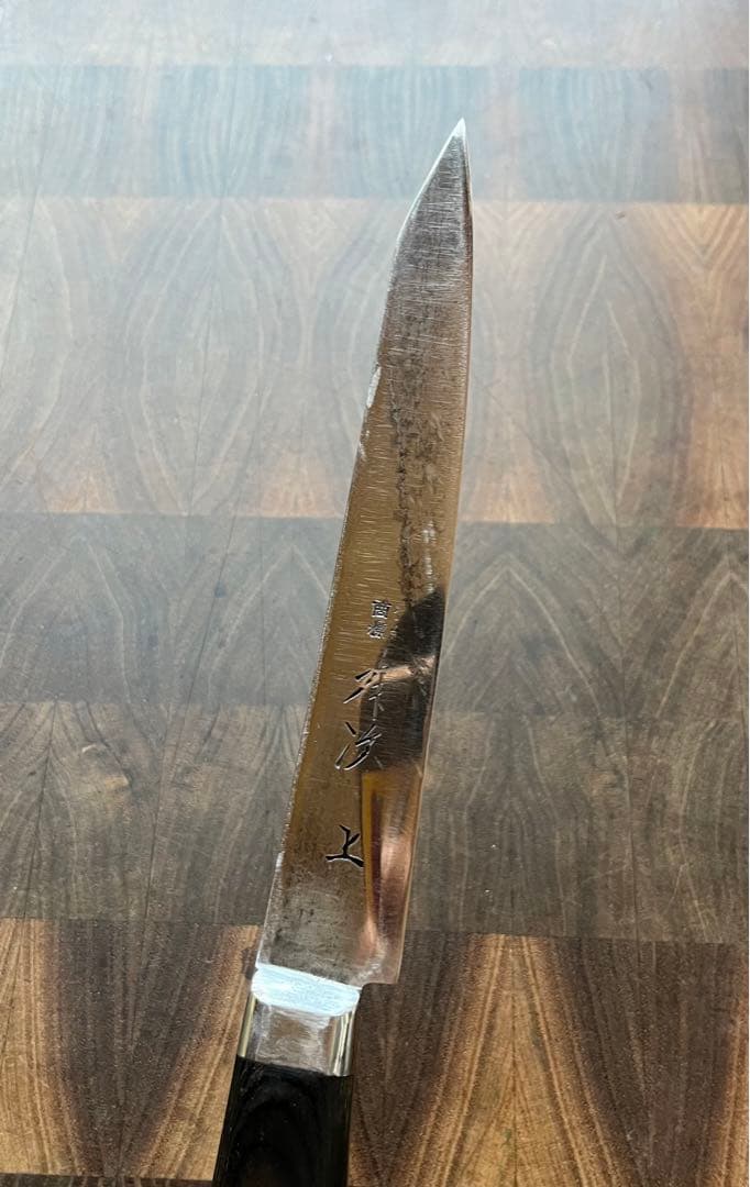有次 上 切付 特製 青鋼 全鋼 ペティナイフ 研ぎ済み 150mm 京都