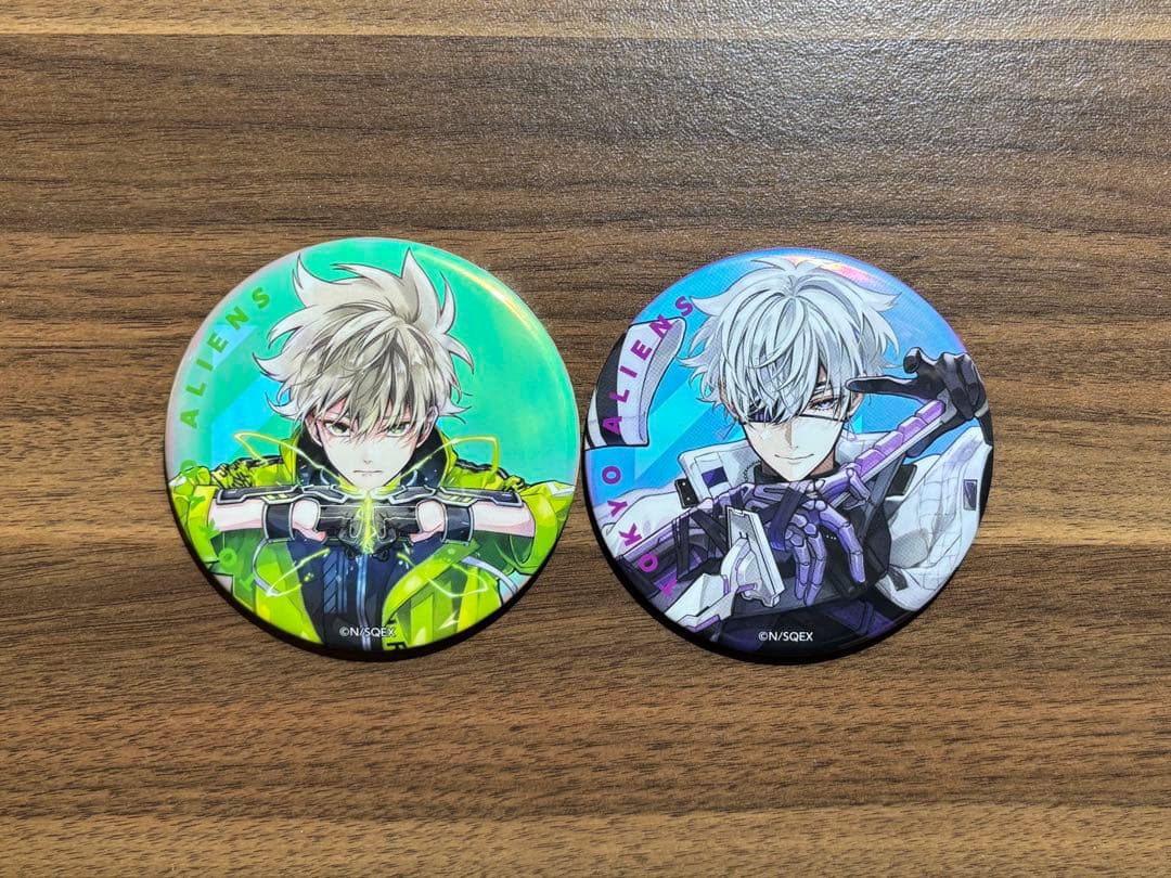 東京エイリアンズ トレーディングビッグオーロラ缶バッジ カバー 郡司