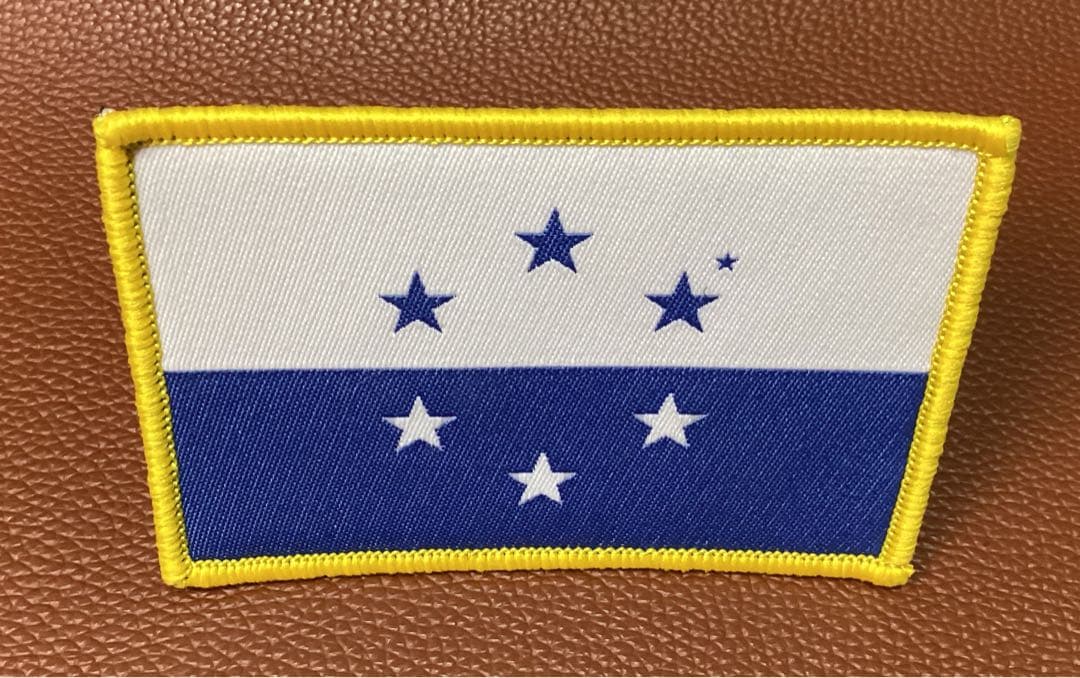 エースコンバット オーシア連邦 国旗 刺繍パッチワッペン ベルクロ