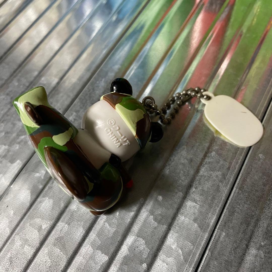 平成レトロ クーリア アーミーこぱむだ ボールキーホルダー 迷彩