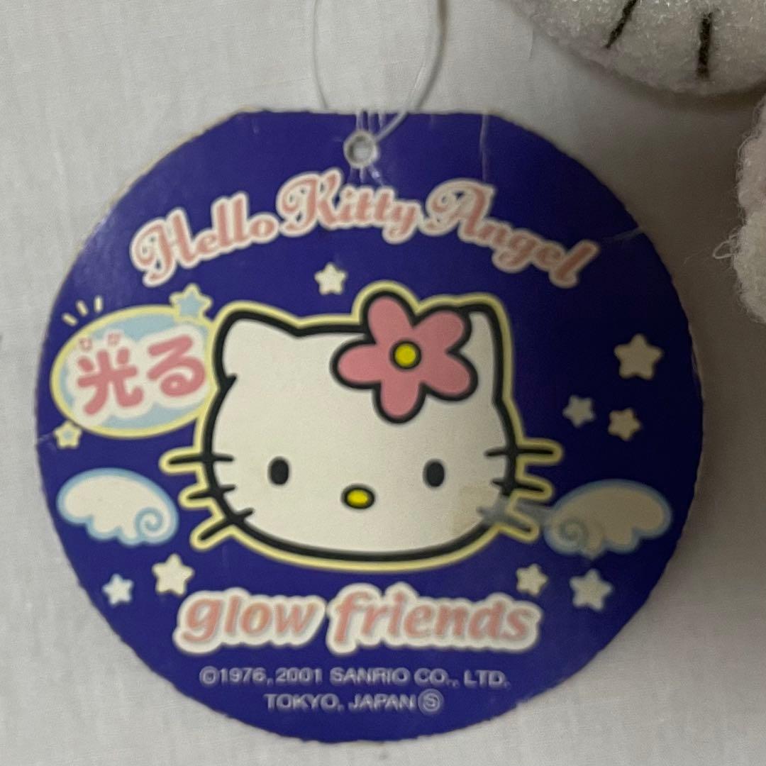 2001年製 ハローキティ ピンク 天使 エンジェル マスコット 花の髪飾り