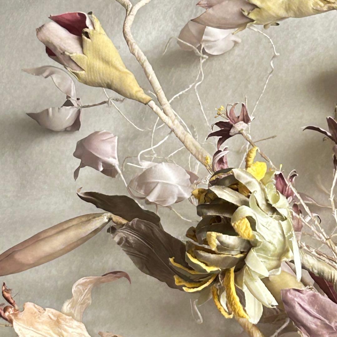 染め布花】布染め花いろいろ 花束 リース コサージュ インテリア素材