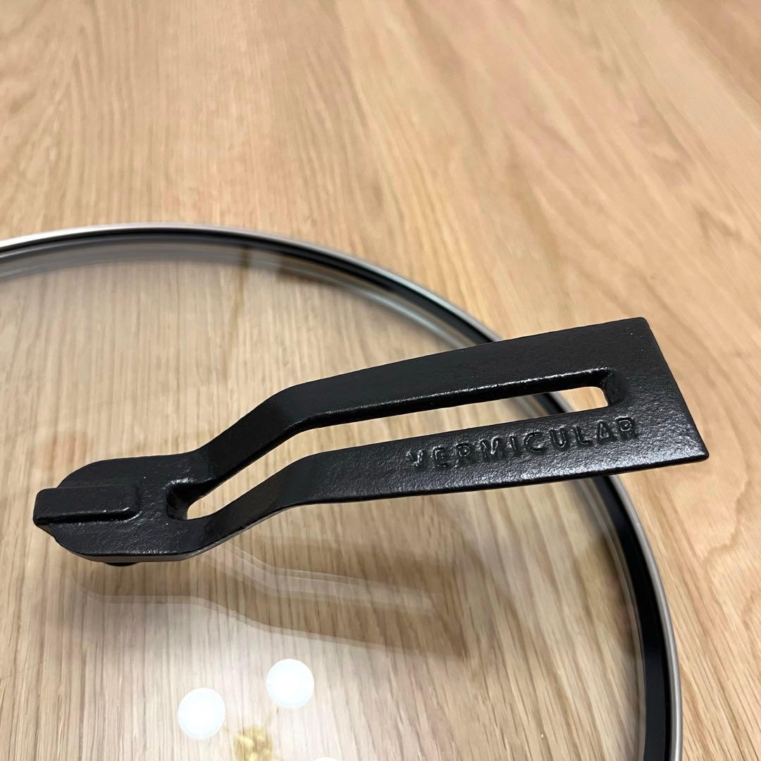 VERMICULAR】バーミキュラ フライパン 浅型28cm & 専用ガラス蓋 - メルカリ