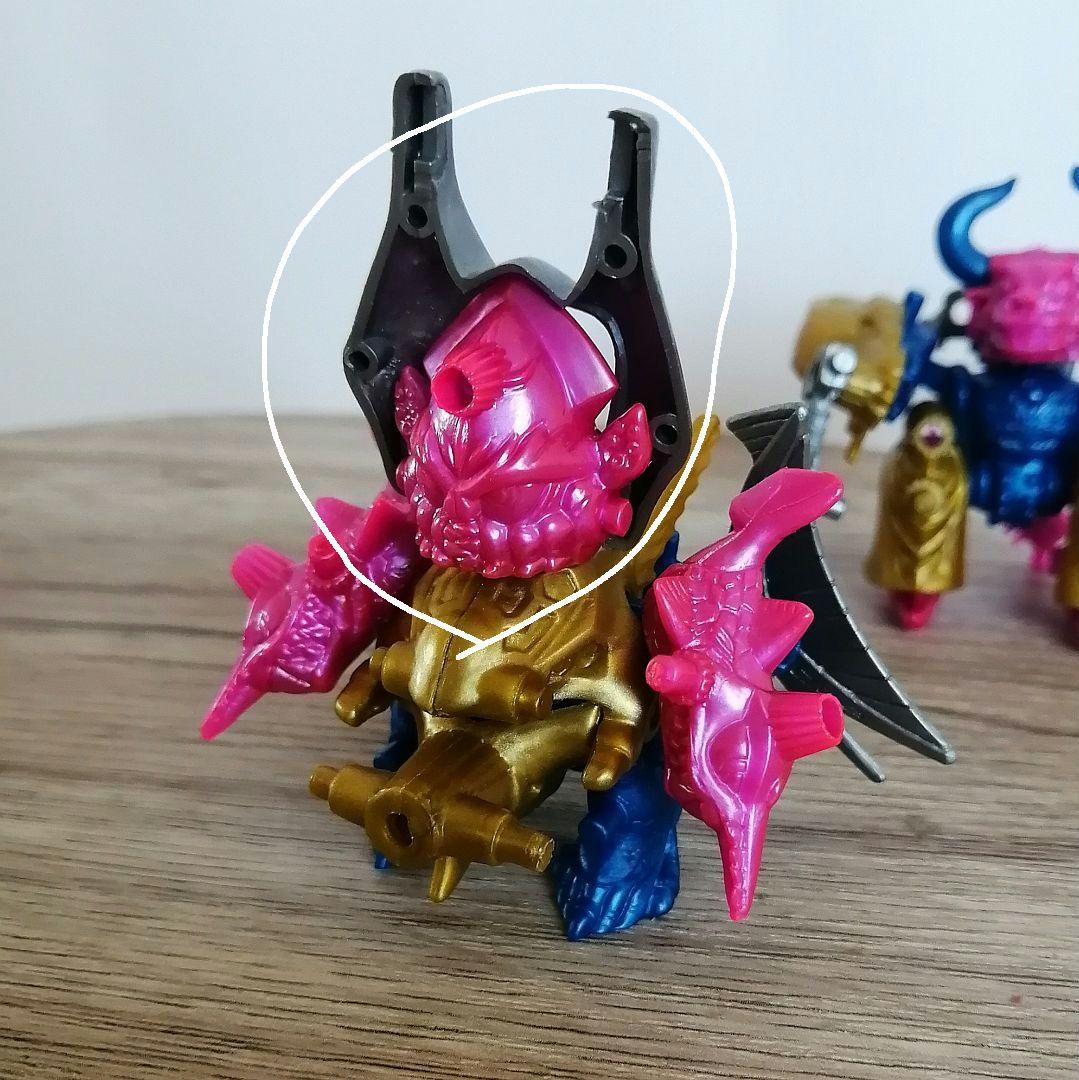 スーパーバイオパズラー part1 4体セット レア 精霊テクターパーツ欠品