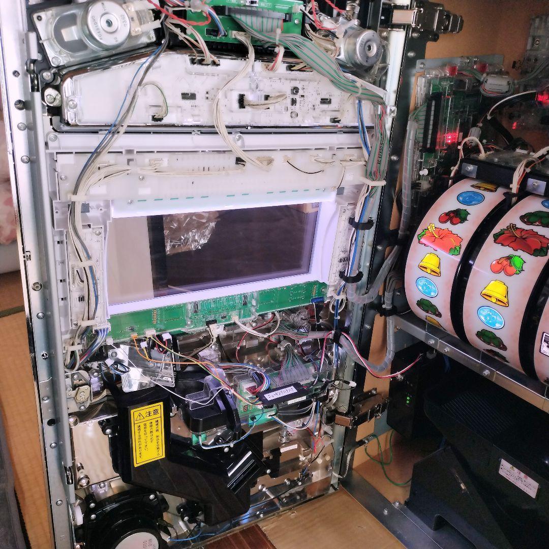 自宅迄配送】パチスロ スロット実機 マシマシ 5号機 コイン不要機 沖