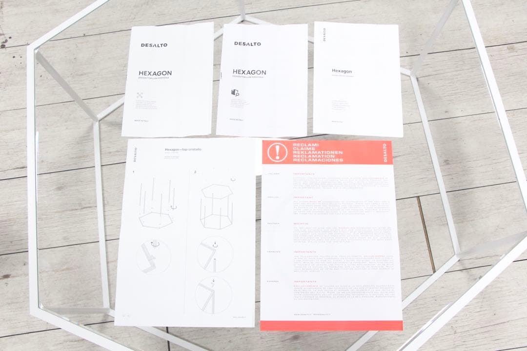 展示極美品】DESALTO HEXAGON 690 ヘキサゴン テーブル