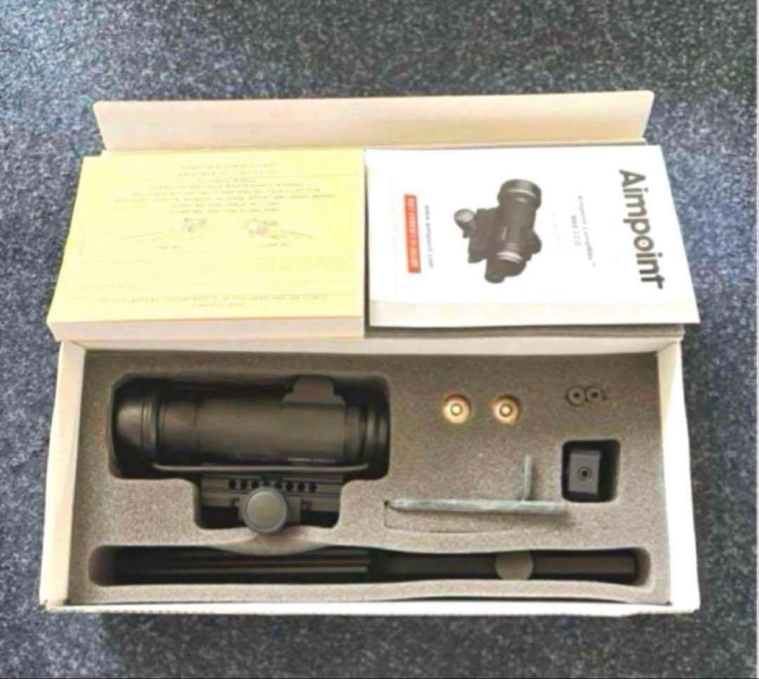 箱入り 未使用品 実物 aimpoint compM4s M68CCO Aimpoint CompM4s Red Dot Reflex Sight QRP2 Mount 12172