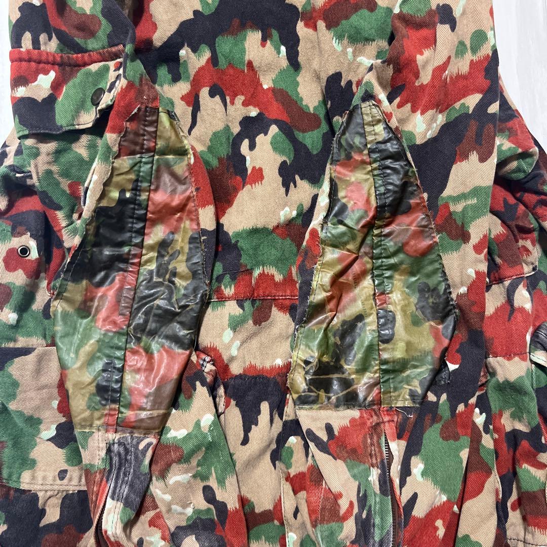実物 70s スイス軍 M70 アルペンカモ フィールドジャケット L - メルカリ