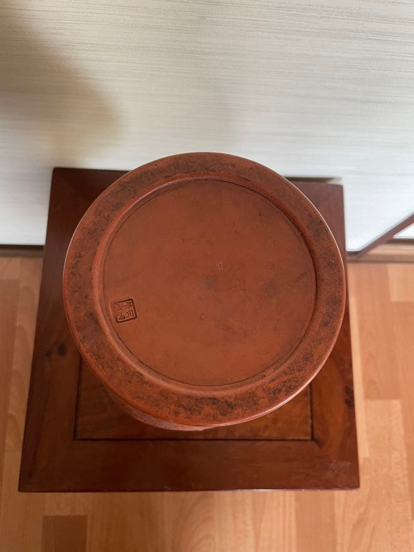 日本常滑 雲龍紋朱泥花瓶 名工細密 古道具時代物 美術品 古董品 - メルカリ