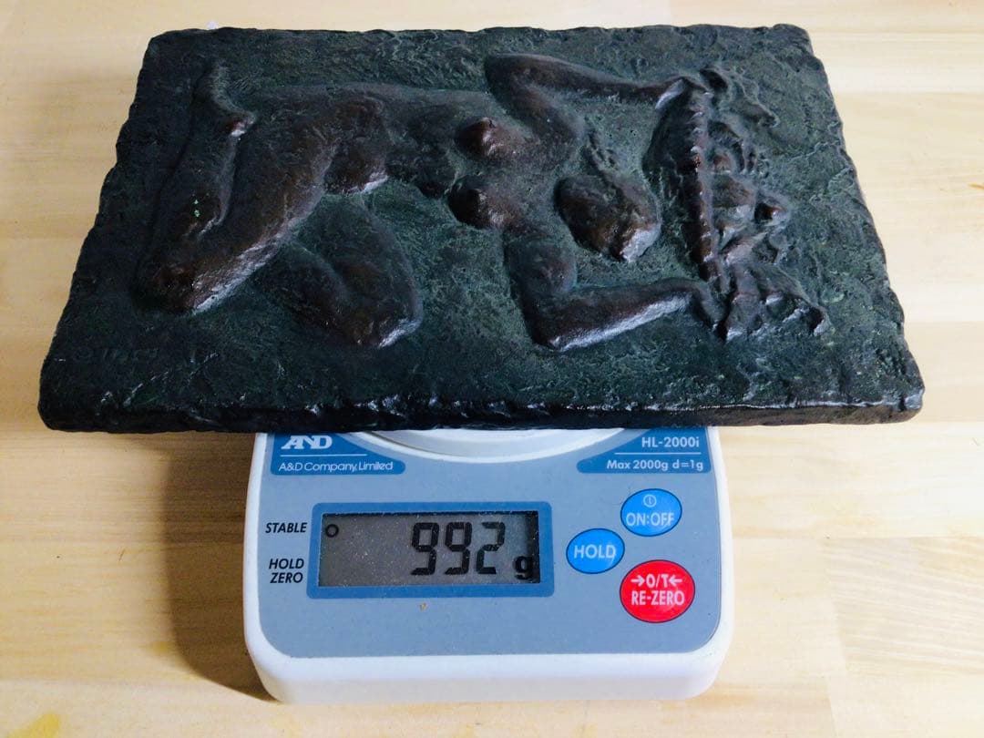 ◉真作保証品◉神戸有名具象彫刻家◉新谷英夫◉ブロンズレリーフ〓裸婦