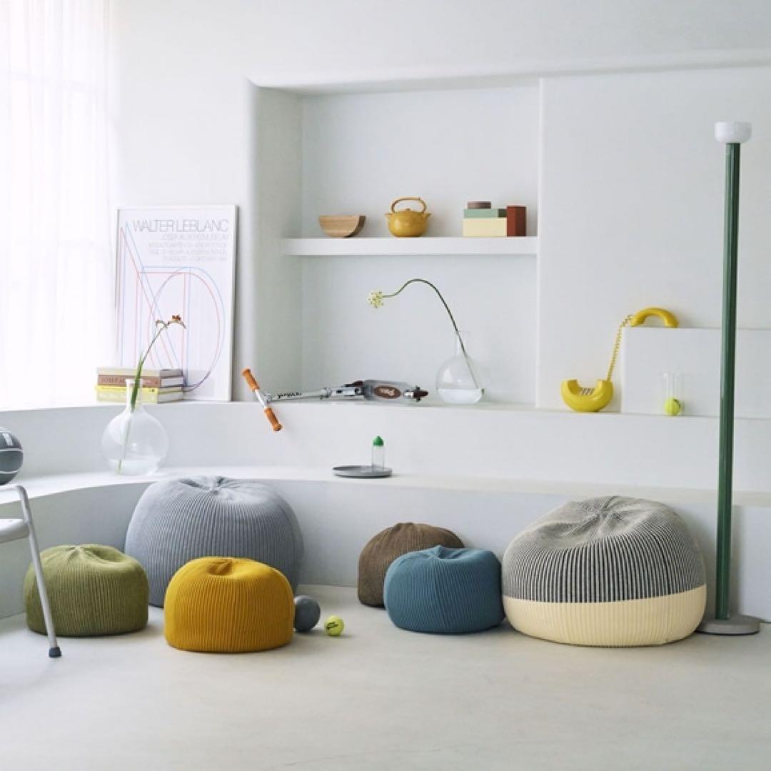 IDEE PUUF 本体セット ミニプーフ MELANGE セージグリーン - メルカリ